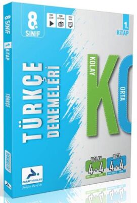 8. Sınıf Türkçe Kolay Orta Branş Deneme - 1. Kitap - 1