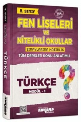 8. Sınıf Türkçe Konu Anlatımlı Modül 1 - 1