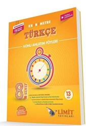8. Sınıf Kronometre Türkçe Konu Anlatım Föyü - Limit Yayınları