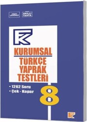 8. Sınıf Türkçe Kurumsal FK Yaprak Testleri - Fenomen Yayınları