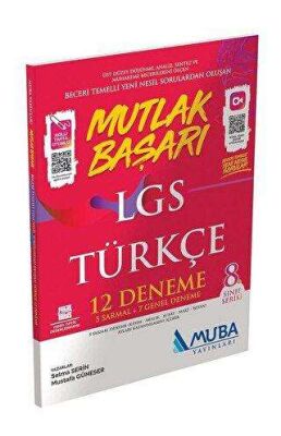 Muba Yayınları 8. Sınıf Türkçe LGS Mutlak Başarı 12 Deneme - 1
