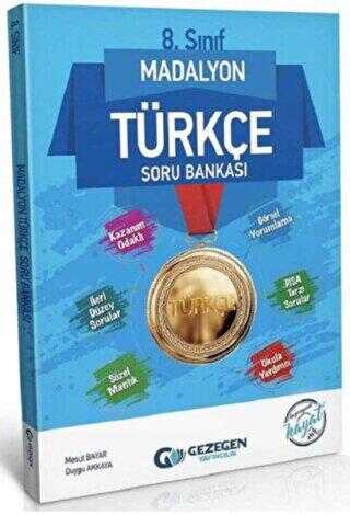 Gezegen Yayıncılık 8. Sınıf Türkçe Madalyon Soru Bankası