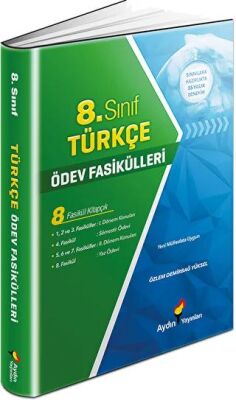 Aydın Yayınları Ortaokul 8. Sınıf Türkçe Ödev Fasikülleri - 1