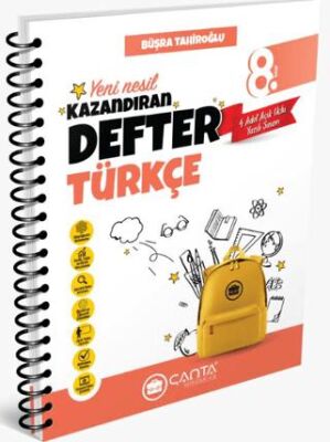 Çanta Yayınları 8. Sınıf Türkçe Okula Yardımcı Kazandıran Defter - 1