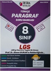 8. Sınıf Türkçe Paragraf Soru Bankası - Tetra Yayınları