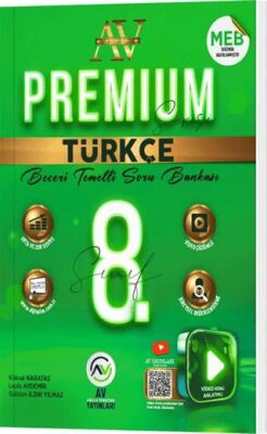 8. Sınıf Türkçe Premium Beceri Temelli Soru Bankası - 1