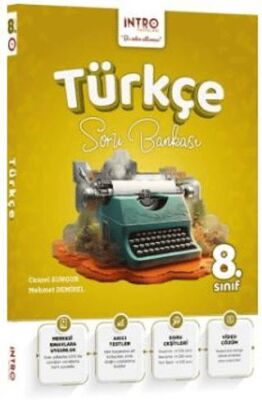 İntro Yayınları 8. Sınıf Türkçe Soru Bankası - 1