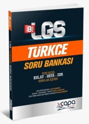 Çapa Yayınları LGS Türkçe Soru Bankası - Çapa Yayınları