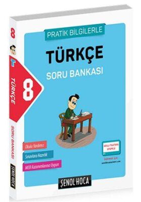 Şenol Hoca Yayınları 8. Sınıf Türkçe Soru Bankası - 1