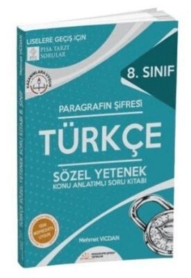 8. Sınıf Türkçe Sözel Yetenek Konu Anlatımlı Soru Kitabı - 1