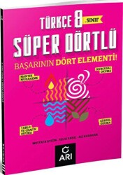 Arı Yayıncılık 8. Sınıf Türkçe Süper Dörtlü Soru Bankası - Arı Yayıncılık