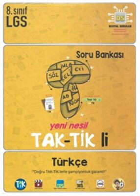 2021 LGS 8. Sınıf Türkçe Tak-Tik`li Soru Bankası - 1