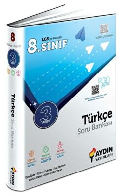 Aydın Yayınları 8. Sınıf Türkçe Üç Adım Soru Bankası - 1