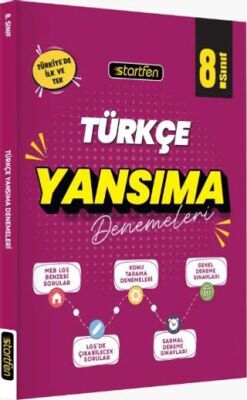 Startfen Yayınları 8. Sınıf Türkçe Yansıma Denemeleri - 1