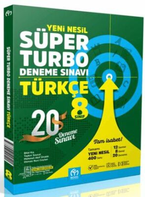 Model Eğitim Yayıncılık 8. Sınıf Türkçe Yeni Nesil Süper Turbo Deneme Sınavı - 1