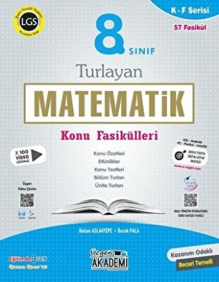Üçgen Yayıncılık 8. Sınıf Turlayan Matematik Konu Fasikülleri - 1