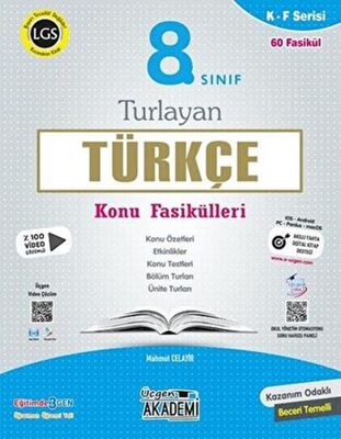 Üçgen Yayıncılık 8. Sınıf Turlayan Türkçe Konu Fasikülleri - 1