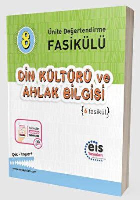 Eis Yayınları 8. Sınıf Ünite Değerlendirme Fasikülü 1-5 Din Kültürü ve Ahlak Bilgisi - 1