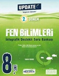 8. Sınıf 2. Dönem Fen Bilimleri Update İnfografik Soru Bankası - Okyanus Yayınları