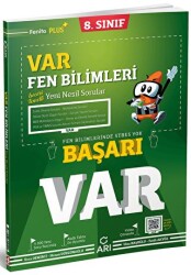 Arı Yayıncılık 8. Sınıf VAR Fen Bilimleri Yeni Nesil Soru Bankası - Arı Yayıncılık
