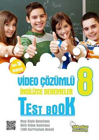 SM Plus Publishing 8. Sınıf Video Çözümlü İngilizce Denemeler Test Book