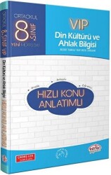 Editör Yayınevi 8. Sınıf VIP Din Kültürü ve Ahlak Bilgisi Hızlı Konu Anlatımlı - Editör Yayınevi