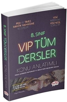 Editör Yayınevi 8. Sınıf VIP Tüm Dersler Konu Anlatımlı - 1