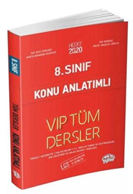 8. Sınıf VİP Tüm Dersler Konu Anlatımlı - 1