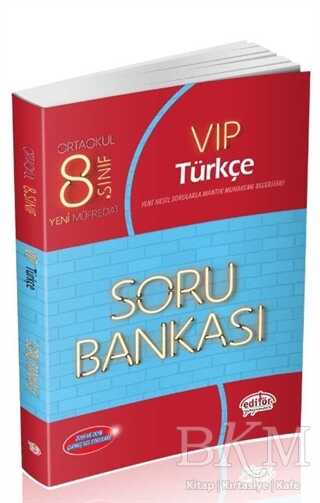 Editör Yayınevi 8. Sınıf VİP Türkçe Soru Bankası