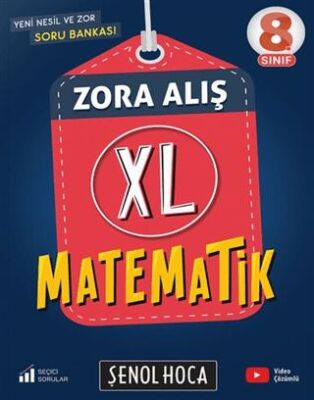 Şenol Hoca Yayınları 8. Sınıf Zora Alış XL Matematik Soru Bankası - 1