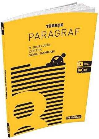 Hız Yayınları 8. Sınıf Yeni Nesil Türkçe Paragraf Soru Bankası