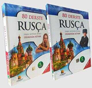 80 Derste Rusça Temel Seviyede Öğrenim Kitabı 2 Cilt