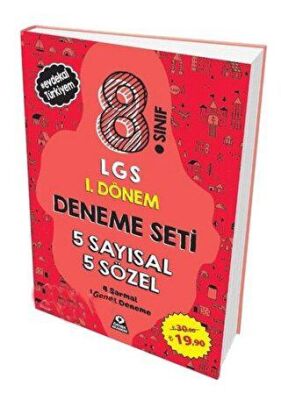 Örnek Akademi 8. Sınıf LGS 1. Dönem 5 Sayısal 5 Sözel Deneme Seti 2020 - 1