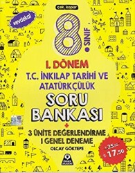 Örnek Akademi 8. Sınıf 1. Dönem T.C. İnkılap Tarihi ve Atatürkçülük Soru Bankası 3 Ünite Değerlendirme 1 Genel Deneme - Örnek Akademi
