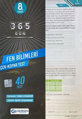 8. Sınıf 365 Gün Fen Bilimleri 40 Yaprak Test - 1