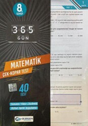 8. Sınıf 365 Gün Matematik 40 Yaprak Test - Gezegen Yayıncılık