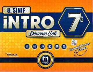 8. Sınıf Tüm Dersler İntro 7 li Deneme Seti - 1