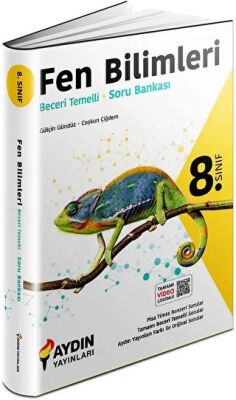 Aydın Yayınları 8. Sınıf Fen Bilimleri Beceri Temelli Soru Bankası - 1