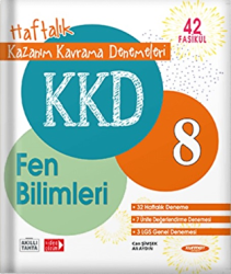 8. Sınıf Fen Bilimleri KKD Haftalık Kazanım Kavrama Denemeleri - Kurmay Yayınları