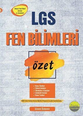 Pano Yayınevi 8. Sınıf LGS Fen Bilimleri Özet - 1