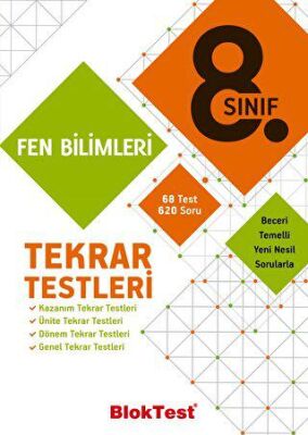 Tudem Yayınları - Bayilik 8. Sınıf Fen Bilimleri Tekrar Testleri - 1