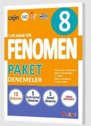 Fenomen Yayınları 8. Sınıf Fenomen 8 Paket Deneme - Fenomen Yayınları