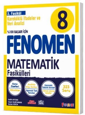 8. Sınıf Matematik Kareköklü İfadeler ve Veri Analizi 3. Fasikül Fenomen Okul Yayınları - 1