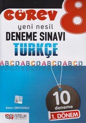 8. Sınıf LGS 1. Dönem Türkçe Görev 10 Deneme - Nitelik Yayınları - Bayilik