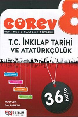 8. Sınıf Görev T.C. İnkılap Tarihi ve Atatürkçülük Soru Bankası kapağı