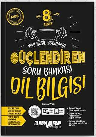 Ankara Yayıncılık 8.Sınıf Güçlendiren Dil Bilgisi Soru Bankası