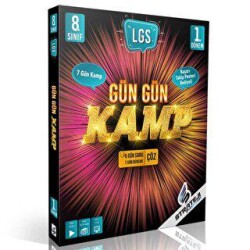 8. Sınıf Gün Gün Kamp 1. Dönem Tekrar Kitabı - Strateji Yayınları