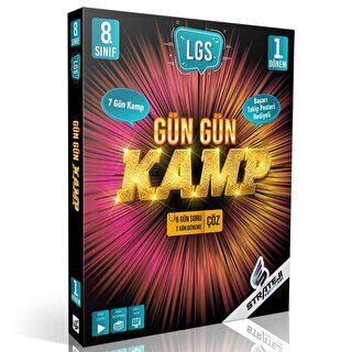 8. Sınıf Gün Gün Kamp 1. Dönem Tekrar Kitabı - 1