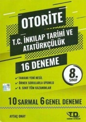 Tandem Yayınları 8. Sınıf İnkılap Tarihi Otorite 12 Deneme - Tandem Yayınları