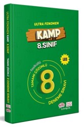 8. Sınıf Kamp Fenomen LGS Tamamı Çözümlü 8 Deneme Sınavı - Editör Yayınevi
